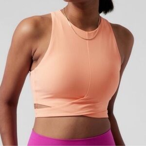 Athleta Conscious Crop S D/DD light peach tank
